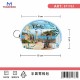 Σετ 12Χ -   Πορτοφόλι Souvenir μπρελόκ mini - PVC - Chalkidiki - 10*8*3cm - 871763