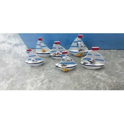 Διακοσμητικό Souvenir Καραβάκι - Σετ 8 τεμάχια - L2024-23 - 125569
