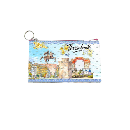 Σετ 12Χ - Πορτοφόλι Souvenir μπρελόκ - PVC - Thessaloniki - 16*10cm - 871707