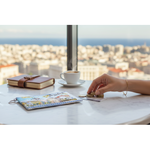 Σετ 12Χ - Πορτοφόλι Souvenir μπρελόκ - PVC - Thessaloniki - 16*10cm - 871707