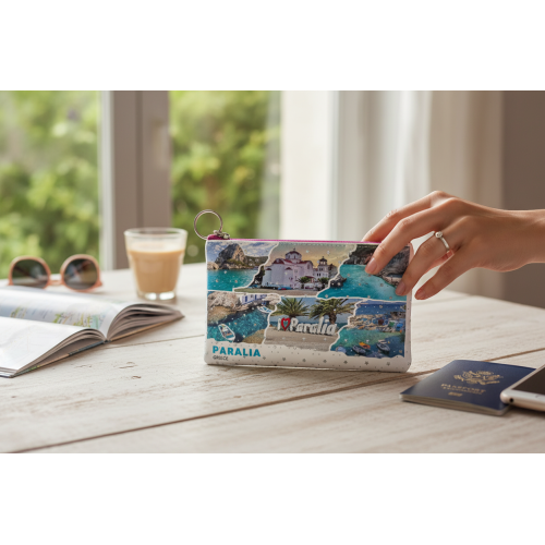 Σετ 12Χ - Πορτοφόλι Souvenir μπρελόκ - PVC - Paralia - 16*10cm - 871709