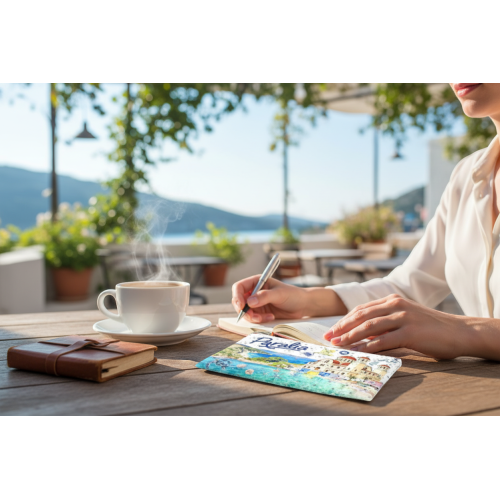 Σετ 12Χ - Πορτοφόλι Souvenir μπρελόκ - PVC - Paralia - 16*10cm - 871711