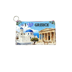 Πορτοφόλι Souvenir μπρελόκ - Σετ 10pcs - PVC - Greece - 16*10cm - 871717