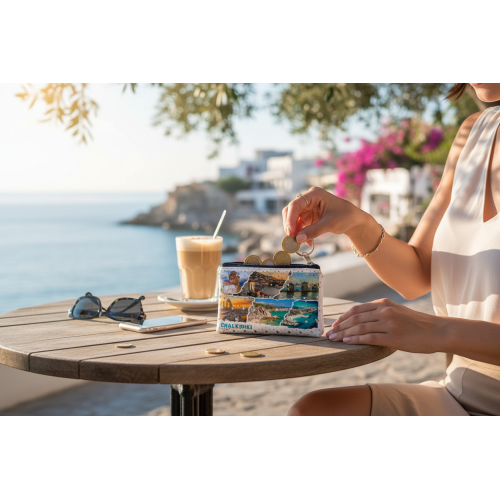 Σετ 12Χ - Πορτοφόλι Souvenir μπρελόκ - PVC - Chalkidiki - 11*7cm - 871721