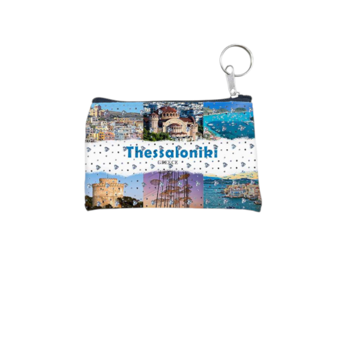 Σετ 12Χ - Πορτοφόλι Souvenir μπρελόκ - PVC - Thessaloniki - 11*7cm - 871725