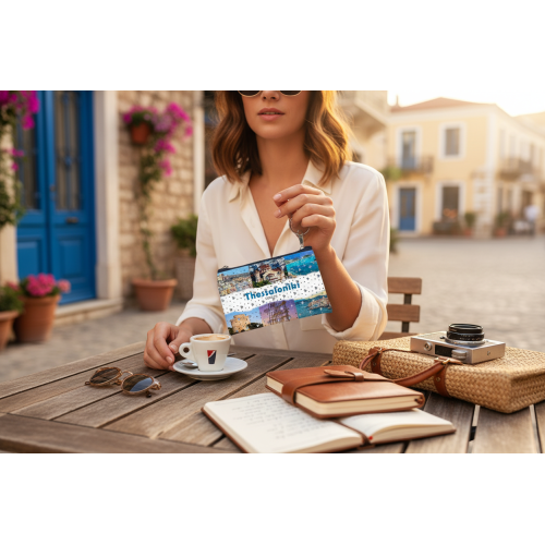 Σετ 12Χ - Πορτοφόλι Souvenir μπρελόκ - PVC - Thessaloniki - 11*7cm - 871725