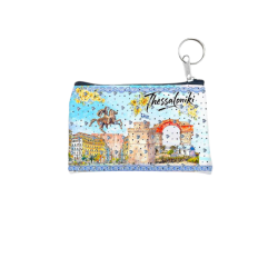 Πορτοφόλι Souvenir μπρελόκ - Σετ 10pcs - PVC - Thessaloniki - 11*7cm - 871727