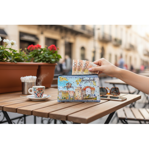 Σετ 12Χ - Πορτοφόλι Souvenir μπρελόκ - PVC - Thessaloniki - 11*7cm - 871727