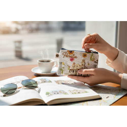 Σετ 12Χ - Πορτοφόλι Souvenir μπρελόκ - PVC - Paralia - 11*7cm - 871728