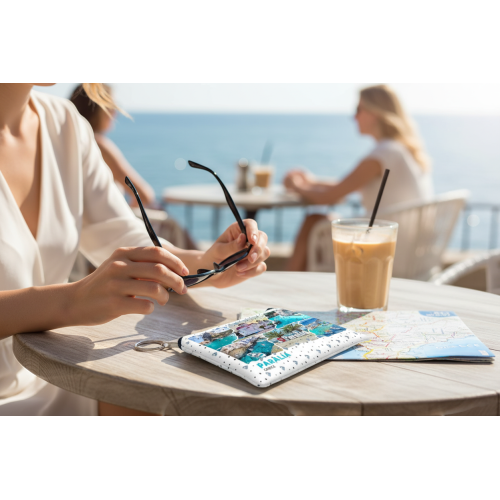 Σετ 12Χ - Πορτοφόλι Souvenir μπρελόκ - PVC - Paralia - 11*7cm - 871729