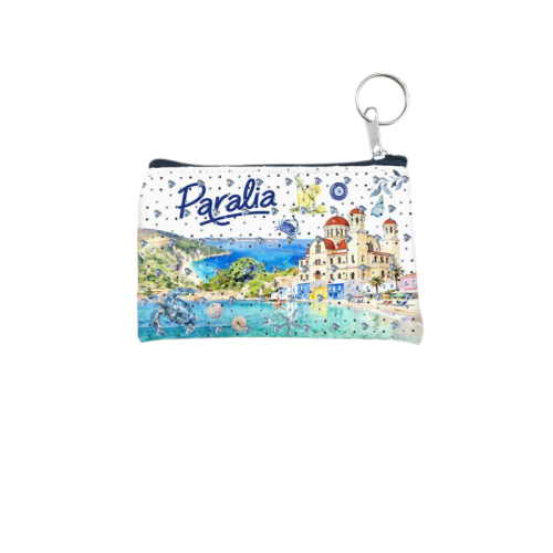 Σετ 12Χ - Πορτοφόλι Souvenir μπρελόκ - PVC - Paralia - 11*7cm - 871731