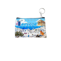 Πορτοφόλι Souvenir μπρελόκ - Σετ 10pcs - PVC - Greece - 11*7cm - 871736