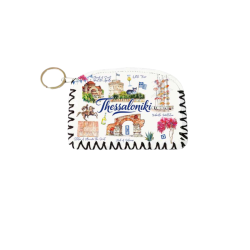 Πορτοφόλι Souvenir μπρελόκ - Σετ 10pcs - PVC - Thessaloniki - 14*9cm - 871744