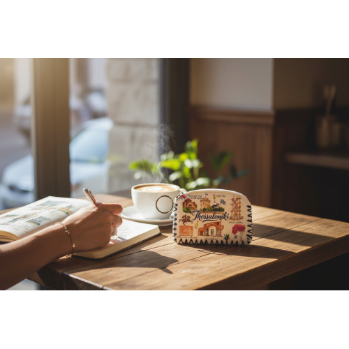 Σετ 12Χ - Πορτοφόλι Souvenir μπρελόκ - PVC - Thessaloniki - 14*9cm - 871744