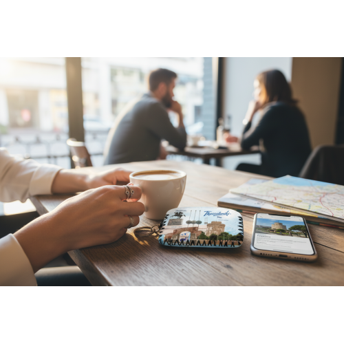 Σετ 12Χ - Πορτοφόλι Souvenir μπρελόκ - PVC - Thessaloniki - 14*9cm - 871746