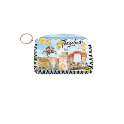 Πορτοφόλι Souvenir μπρελόκ - Σετ 10pcs - PVC - Thessaloniki - 14*9cm - 871747