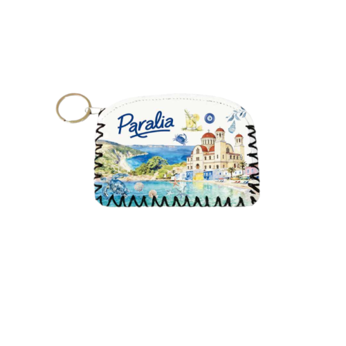 Σετ 12Χ - Πορτοφόλι Souvenir μπρελόκ - PVC - Paralia - 14*9cm - 871751