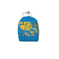 Πορτοφόλι Souvenir μπρελόκ mini - Σετ 10pcs - PVC - Chalkidiki - 7*9*4.5cm - 871782