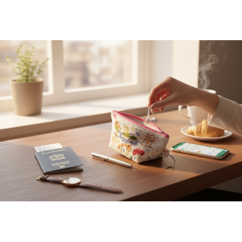 Σετ 12Χ -   Πορτοφόλι Souvenir μπρελόκ mini - PVC - Thessaloniki - 11*7*4cm - 871804