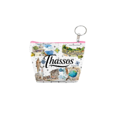 Πορτοφόλι Souvenir μπρελόκ mini - Σετ 10pcs - PVC - Thassos - 11*7*4cm - 871812