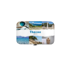 Σετ 12Χ - Κασετίνα περιποιήσης νυχιών σε θήκη Souvenir - Thassos - 871873