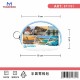 Σετ 12Χ -   Πορτοφόλι Souvenir μπρελόκ mini - PVC - Chalkidiki - 10*8*3cm - 871761