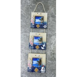 Διακοσμητικό Souvenir κρεμαστό με κορνίζες - Σετ 2 τεμάχια - L2016-17 - 125551