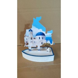 Διακοσμητικό Souvenir - Greece - Σετ 2 τεμάχια - LY2633 - 125546