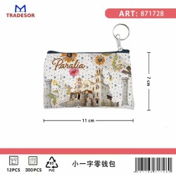 Πορτοφόλι Souvenir μπρελόκ - Σετ 10pcs - PVC - Paralia - 11*7cm - 871728