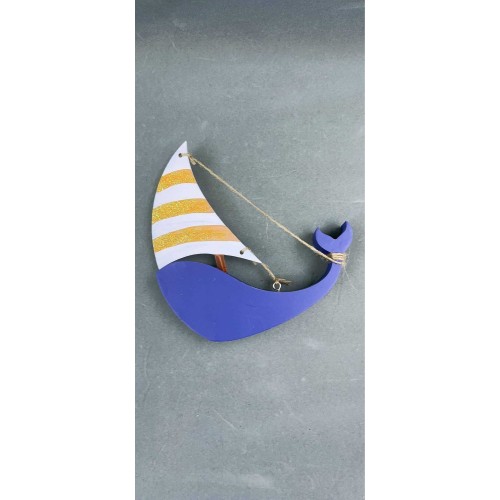 Διακοσμητικό Souvenir ξύλινο - Σετ 4 τεμάχια - LY2627 - 125545