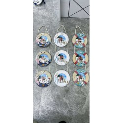 Διακοσμητικό Souvenir κρεμαστό με κορνίζες - Σετ 2 τεμάχια - L2026-16 - 125550