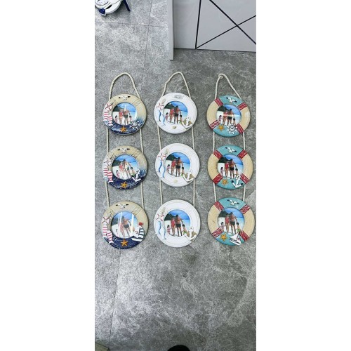 Διακοσμητικό Souvenir κρεμαστό με κορνίζες - Σετ 2 τεμάχια - L2026-16 - 125550