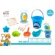 Σετ παιχνίδια παραλίας - 8pcs - 4255 - 232328