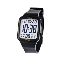 Ψηφιακό ρολόι χειρός - WF187 - Lasika - 115140 - Black/Black