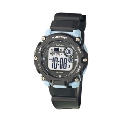 Ψηφιακό ρολόι χειρός - WF156 - Lasika - 115143 - Black/Light Blue
