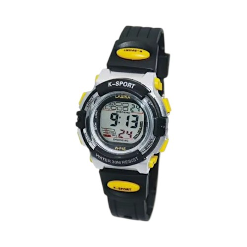 Ψηφιακό ρολόι χειρός - WF45 - Lasika - 115148 - Black/Yellow