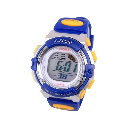 Ψηφιακό ρολόι χειρός - WF45 - Lasika - 115148 - Dark Blue/Yellow