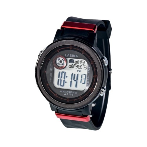 Ψηφιακό ρολόι χειρός - WF153 - Lasika - 115150 - Black/Red