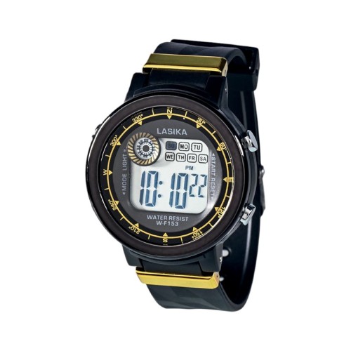 Ψηφιακό ρολόι χειρός - WF153 - Lasika - 115150 - Black/Gold