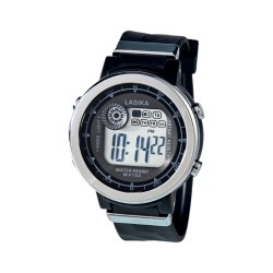 Ψηφιακό ρολόι χειρός - WF153 - Lasika - 115150 - Black/Silver