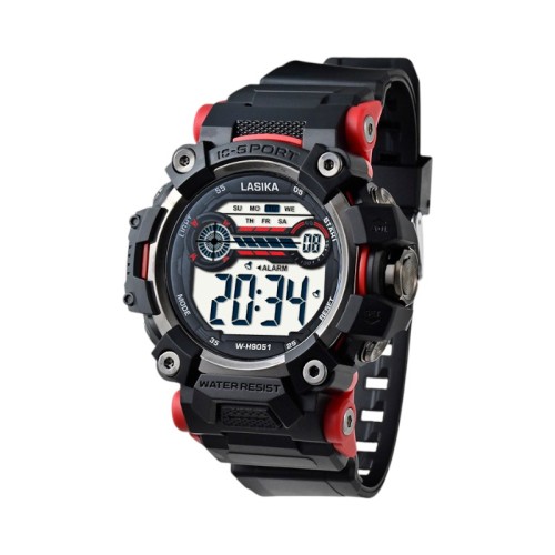 Ψηφιακό ρολόι χειρός - WH9051 - Lasika - 115155 - Black/Red
