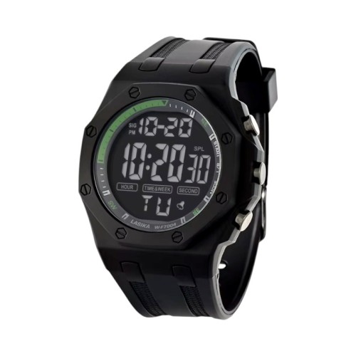 Ψηφιακό ρολόι χειρός - WF7004 - Lasika - 115157 - Black/Green