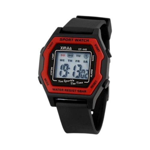 Ψηφιακό ρολόι χειρός - CF446 - 115163 - Black/Red