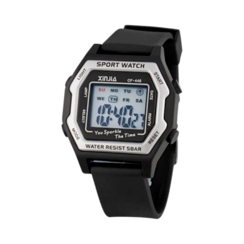 Ψηφιακό ρολόι χειρός - CF446 - 115163 - Black/Silver