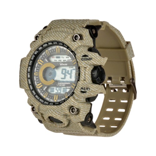 Ψηφιακό ρολόι χειρός - 9977 - Dash - 115170 - Beige