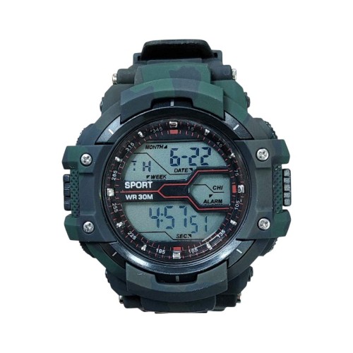 Ψηφιακό ρολόι χειρός - D8338 - Dash - 115172 - Army Black