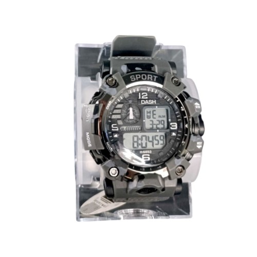 Ψηφιακό ρολόι χειρός - H-6853 - Dash - 115173 - Grey