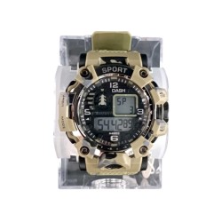 Ψηφιακό ρολόι χειρός - H-6853 - Dash - 115173 - Beige