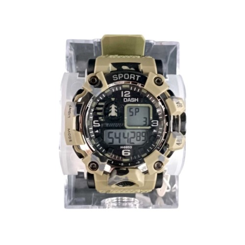 Ψηφιακό ρολόι χειρός - H-6853 - Dash - 115173 - Beige