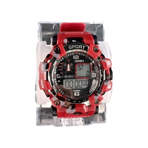 Ψηφιακό ρολόι χειρός - H-6853 - Dash - 115173 - Red